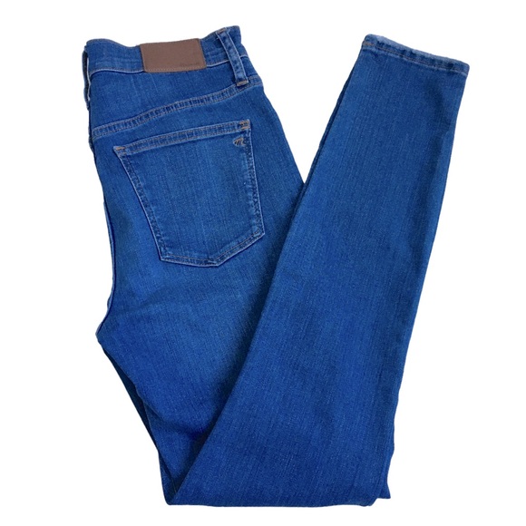 Madewell 9” Mid Rise Skinny Blue Denim Jeans 26 - Picture 17 of 17